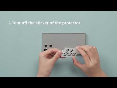SPARIN A30  Camera Lens Protector Installation -Version 2