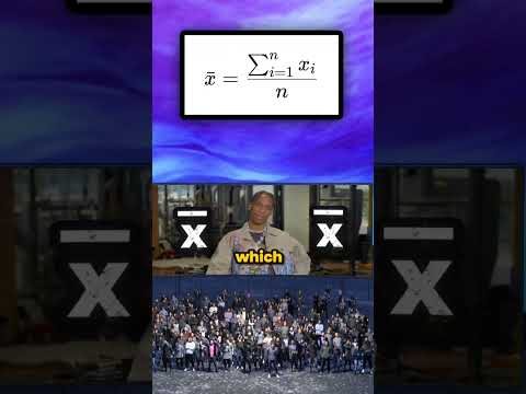 Travis Scott explains the Sample Mean in under 70 seconds