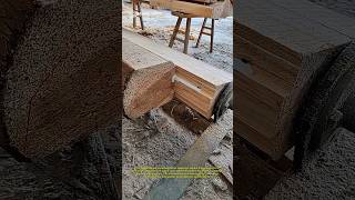 Turn Rough Timber Into Precision Joints in Seconds – Genius Woodworking Hack!