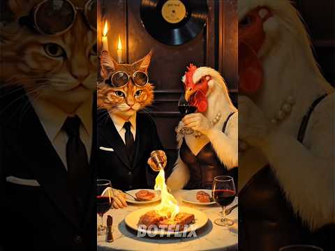 “Cat and Hen Go on a Date… Then Things Turn Dark 😱🐐🐔”