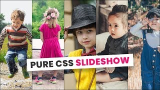 Pure CSS Fullscreen Slider Using Flexbox | CSS Image Slider