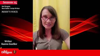 Red Dragon Interview Video | Missy's Voice | Best Debut Script Writer | Season 14