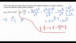 Precalculus: simplifying radicals (2 examples)