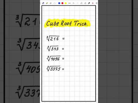 Cube Root Secret Revealed 🙈#shorts #math #matheasy