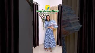 😍 Cute dress haul from Flipkart ✨ Affordable dress #shorts #dresshaul #flipkarthaul #fashionfinds