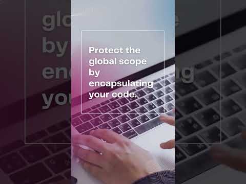 Avoid global scope pollution: Tips To Improve Your Code #shorts