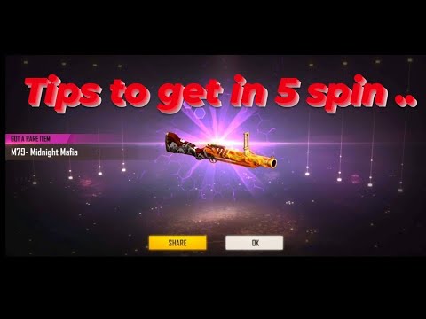 Tips to get new M79-Midnight Mafia skin in 5 spin  |  New M79 Midnight Mafia Skin | New M79 Skin 🔥💯