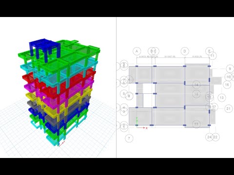 MODELLING OF G+7 STOREYED BUILDING 2021