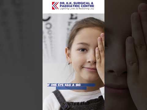 Lazy Eye Alert  - The role of glasses in your child's vision development!