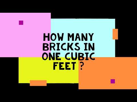 #The Expert's Guide || to very simple trick || to calculate brick 🧱 in one cubic feet 🐾 Viral# 📸