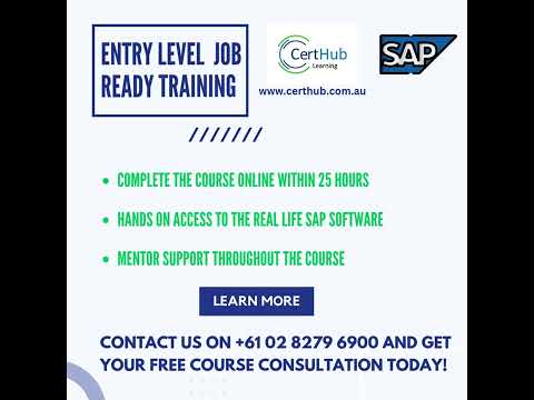 SAP Financial Accounting Job-Ready Training from CertHub
