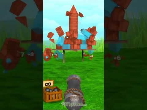 Ready, aim… BOOM! Destroy towers piece by piece in 𝗖𝗮𝗻𝗻𝗼𝗻 𝗕𝗮𝗹𝗹𝘀 𝟯𝗗 #gaming #gamereels #gameplay