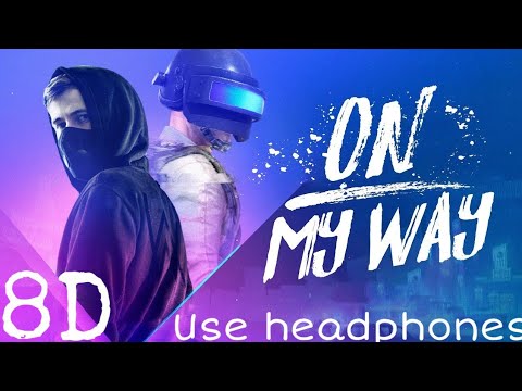 ᎪᏞᎪΝ ᏔᎪᏞᏦᎬᎡ - On My Way - Ft._Sabrina_Carpenter  [ 8D Surrounded Audio + lyrics ] Use Headphones