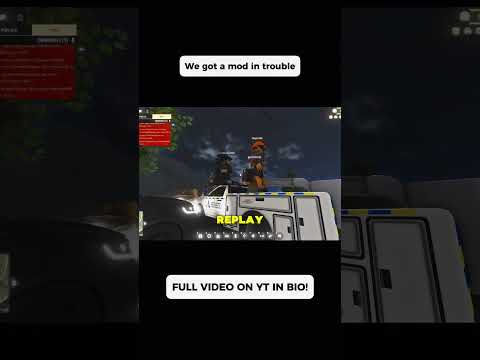 He got punished big time  #roblox #robloxvc #erlcroblox