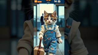 Tiny Cat's Vacation: Exploring a New Country!