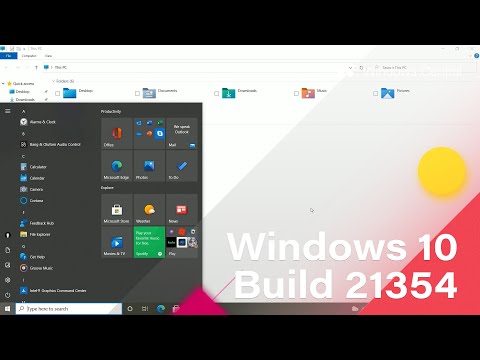 Windows 10 Build 21354 - Apps List, New Icons, News & Interests + MORE