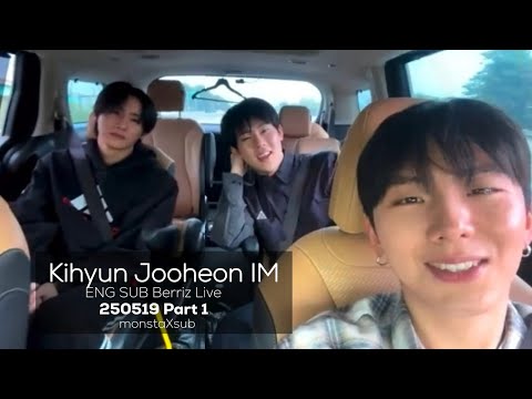 [ENG SUB] Kihyun Jooheon IM Berriz Live 250519 P1 #monstax #monbebe #kihyun #jooheon #im #kpop