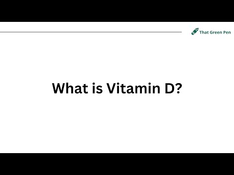 Vitamin D | Pharmacy Education
