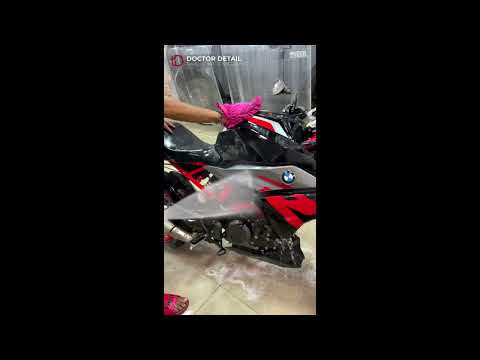 Revving up with style! Just got my BMW G310R bike ceramic coated and it's looking sleeker than ever.