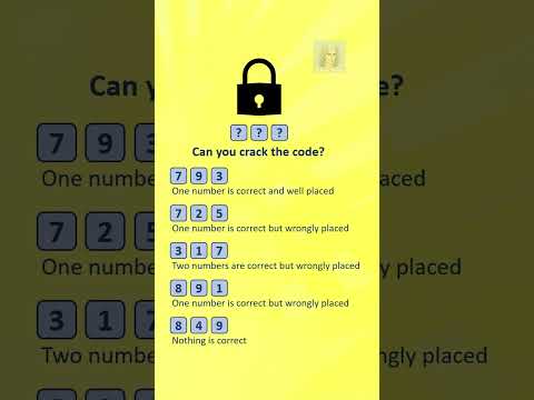 Can you crack the code? #math #riddles