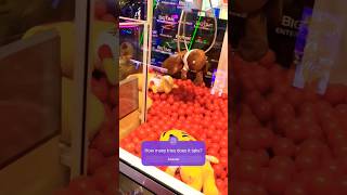 Giant Claw Machine Arcade Challenge #shorts