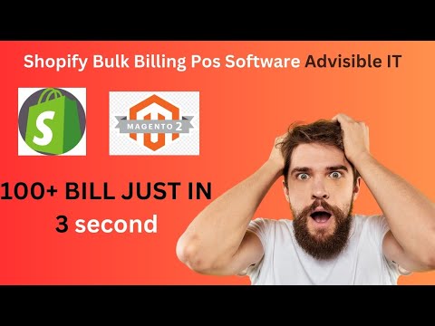 Shopify Bulk Billing POS software AdvisibleIT. #Shopify #BulkBilling #AdvisableIT