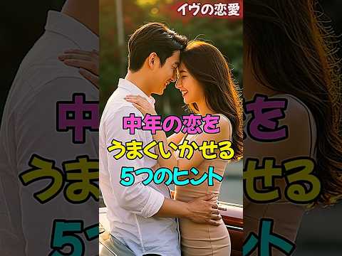 中年の恋をうまくいかせる5つのヒント #中年の恋愛 #本当の愛 #恋のヒント