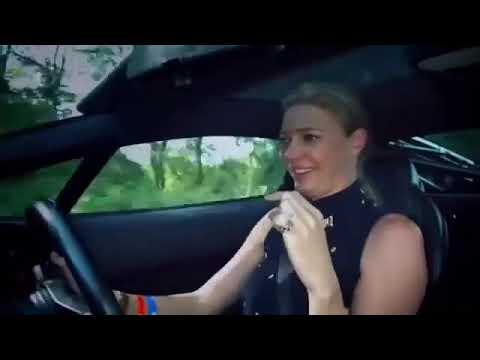 Jodie Kidd drives the Jaguar XJ220
