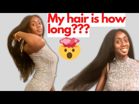 My First Time Flat Ironing My Natural Hair In YEARSSS!!!