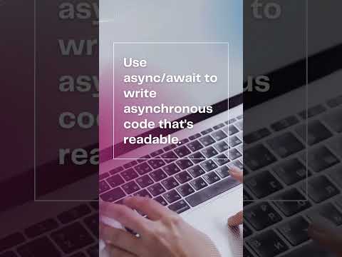 Write readable asynchronous code using async/await in Javascript #shorts
