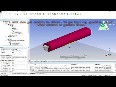 Hydrodynamic Response Analysis of Ship with ANSYS AQWA