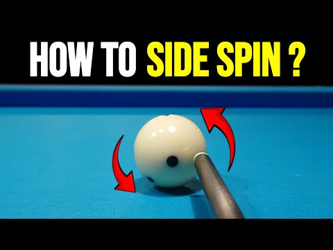 How To AIM with  SIDE SPIN in Pool Billiards