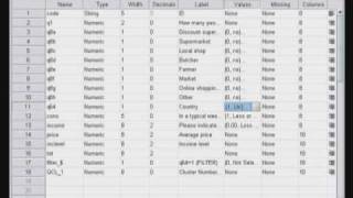 SPSS Data manipulation