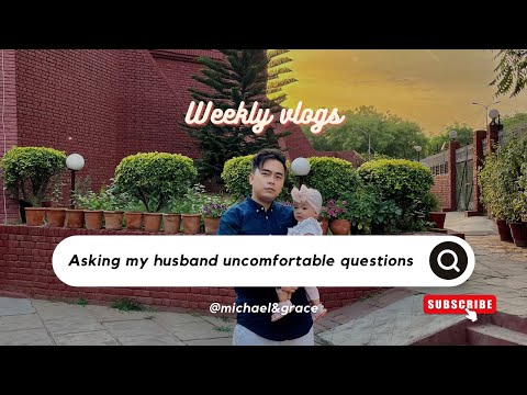 Asking my husband UNCOMFORTABLE questions 📹🤭🤫