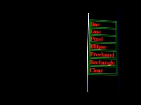 PAINT using C graphics..