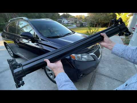 How to instal roof rack crossbars on Lexus & Toyota cars.