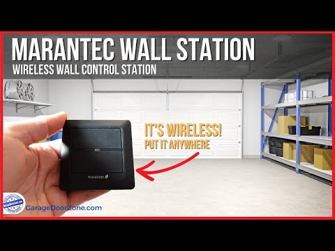 Marantec Wireless Wall Station - no wiring and easy to program wall control station