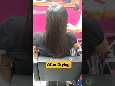 Straightening Process Tutorial ❤️✨. Before VS After ❤️..  #professional #ytshorts #straightening ...
