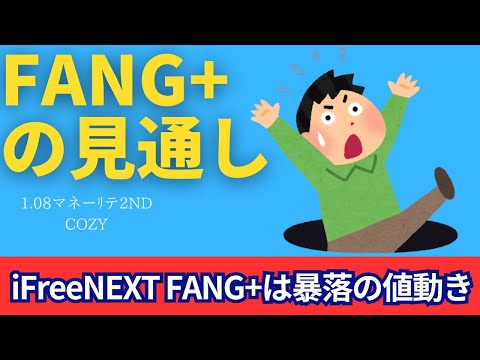 【新NISA】1.08FANG+の見通し｜iFreeNEXT FANG+暴落の値動きに！エヌビディアに仕掛けの売り？