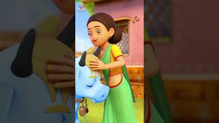 Gaiya Meri Gaiya Hindi Poem, गैया मेरी गैया #shorts #hindirhymes #babyvideos #cattlefarm #shortvideo