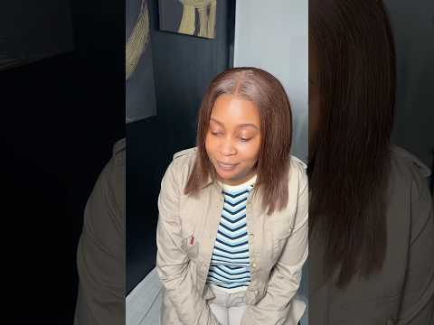 Good as new 🥰💜 #oldwig #wiginstall #install #brown #beforeandafter #wigrevamp #fyp #hairinspo #wig