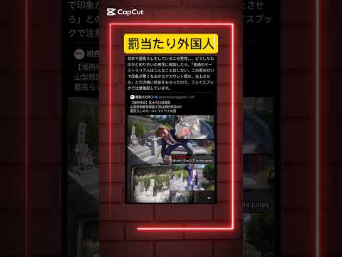 日本の墓を荒らすバカちん外国人