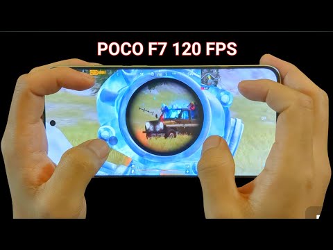 POCO F7  PUBG|BGMI 120 FPS METER  GAMEPLAY TEST HANDCAM