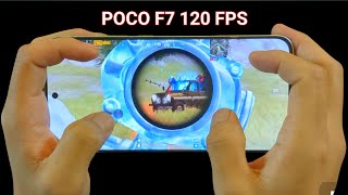 POCO F7  PUBG|BGMI 120 FPS METER  GAMEPLAY TEST HANDCAM