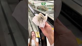 Rails of the escalator really that dirty? 😳🤯