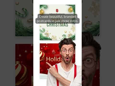 FREE branded greeting card for clients and colleagues