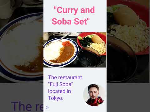 japan food vlog   Curry and Soba Set offered by the restaurant Fuji Soba located in Tokyo