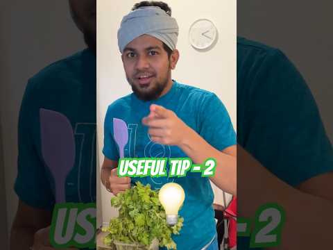 Useful😱💡Tip | coriander | Leaves #usa  #canada #india #food #parithabangal #tips #savings #daily