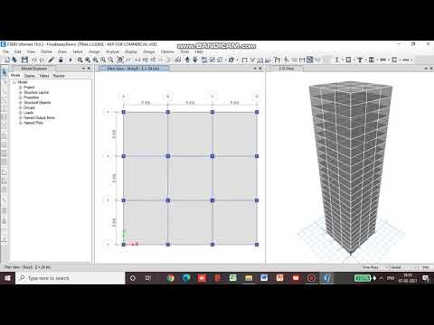 Wind Load Analysis and Design of Multi-Storey RCC Building in Etabs - Part11