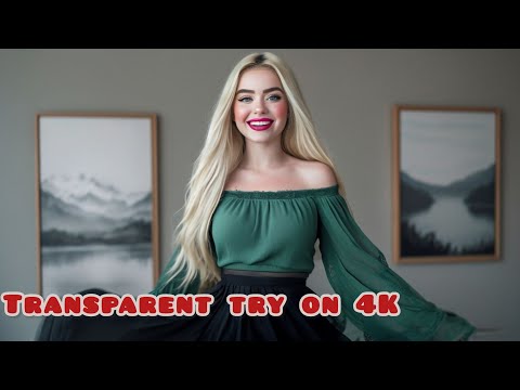 4k transparent try on haul | try on haul see everything | bikini try on | see through/transparent 4k